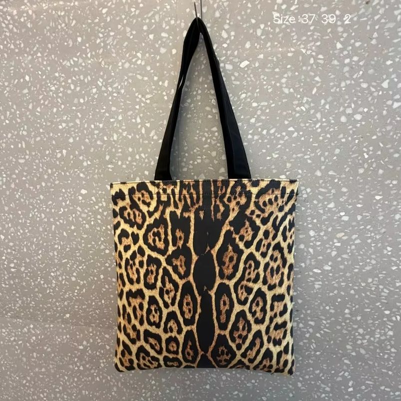 Tote Bag Canvas Print - حقيبة كتف نسائية خفيفة الوزن بتصميم