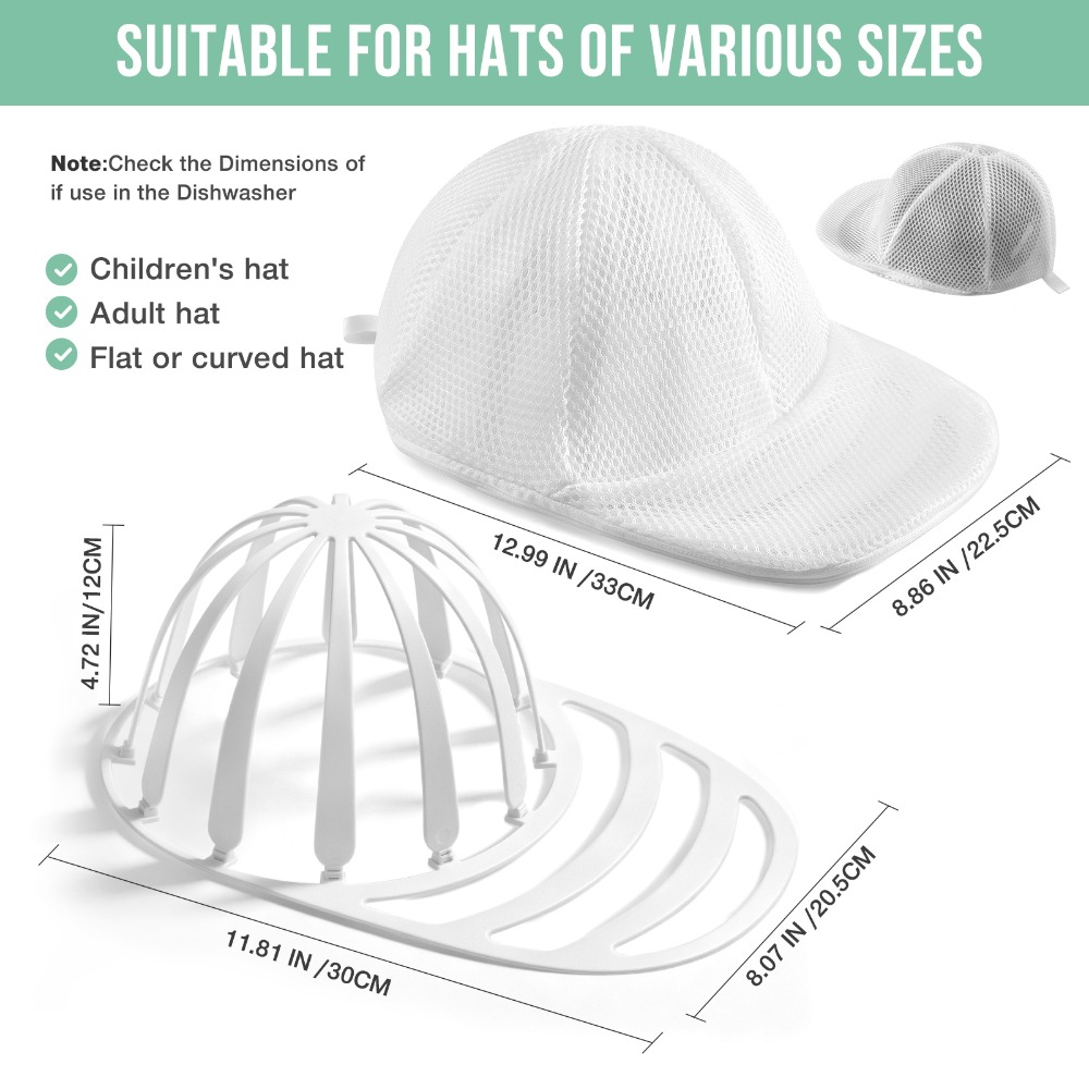 حزمة من 2/4 قطع: إطار غسيل الق - مراجعة Baseball Cap Fitted وسعره