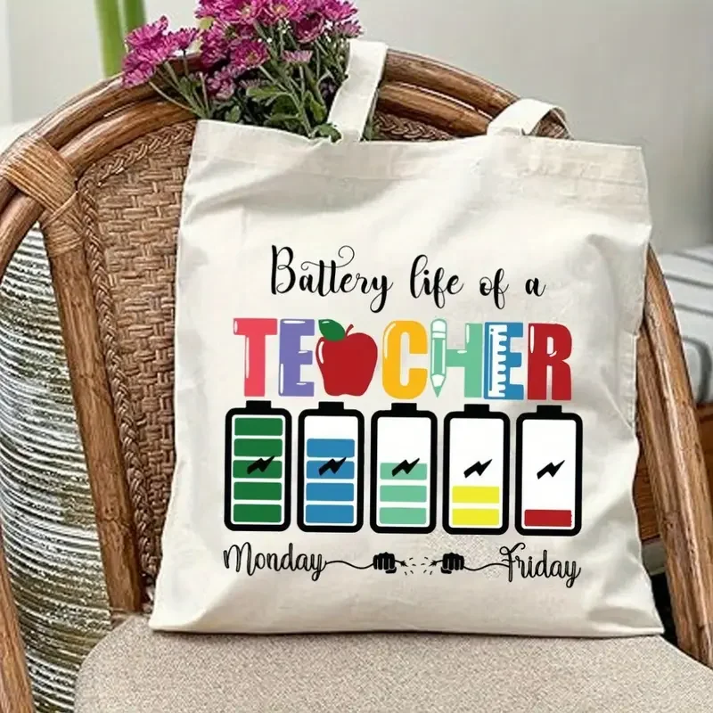 حقيبة يد مدرسية مميزة بطباعة ' - مراجعة Tote Bag Canvas Print وسعره