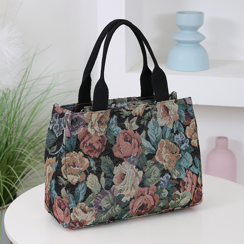 حقيبة يد نسائية بطبعة زهور، حق - مراجعة Tote Bag Canvas Print وسعره
