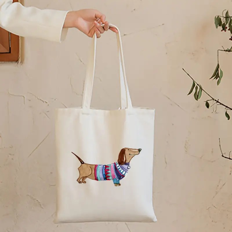 لطيف الألماني مضحك حقائب اليد  - مراجعة Tote Bag Canvas Print وسعره