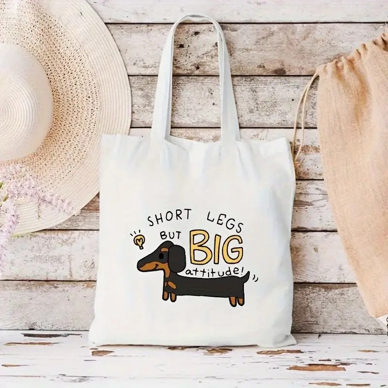 لطيف الألماني مضحك حقائب اليد  - مراجعة Tote Bag Canvas Print وسعره