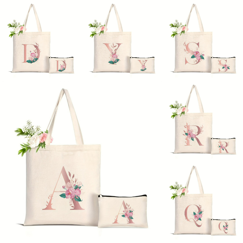 حقيبة تسوق نسائية كبيرة السعة  - مراجعة Tote Bag Canvas Print وسعره