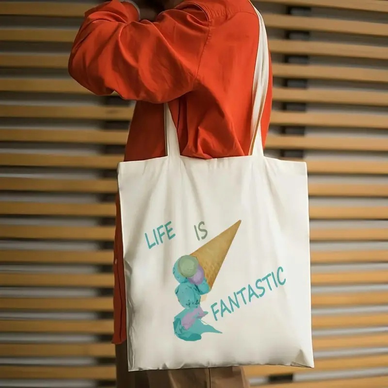 حقيبة حمل قماشية بتصميم فن الخ - مراجعة Tote Bag Canvas Print وسعره