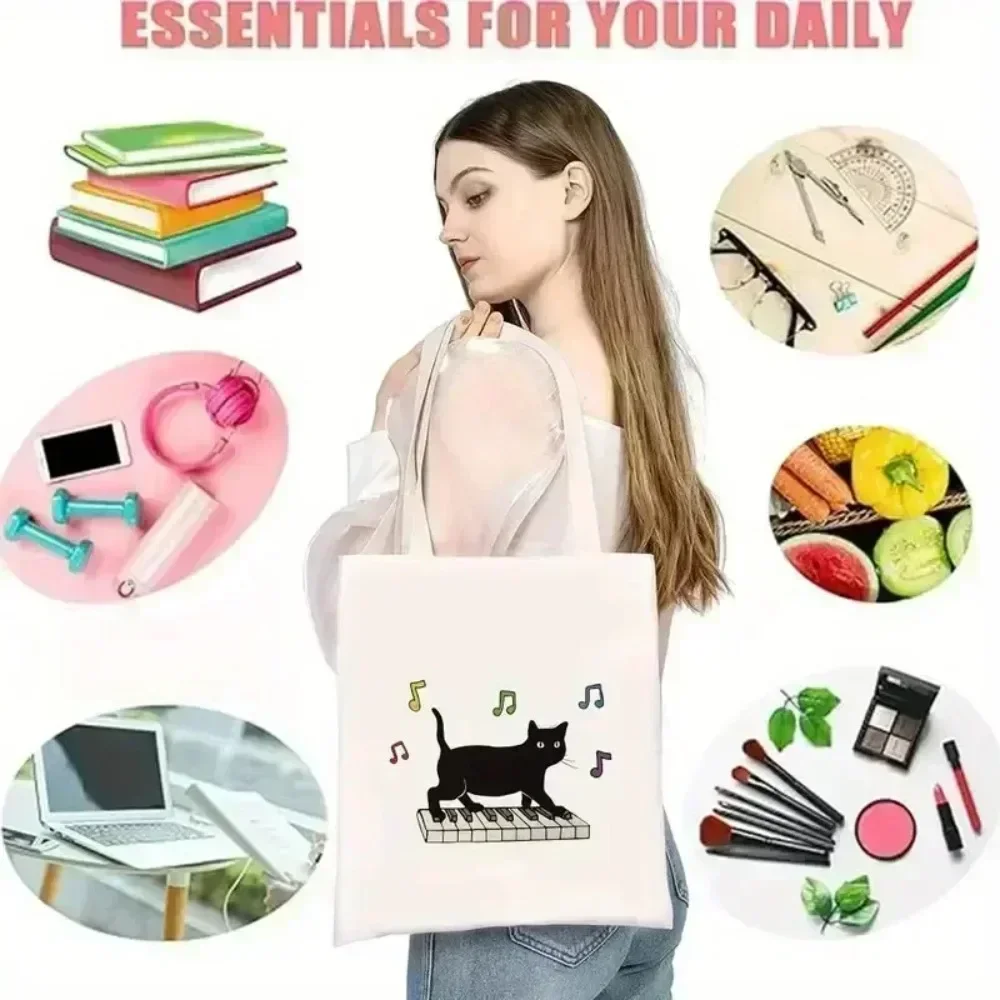 حقيبة يد نسائية مطبوعة على شكل - مراجعة Tote Bag Canvas Print وسعره