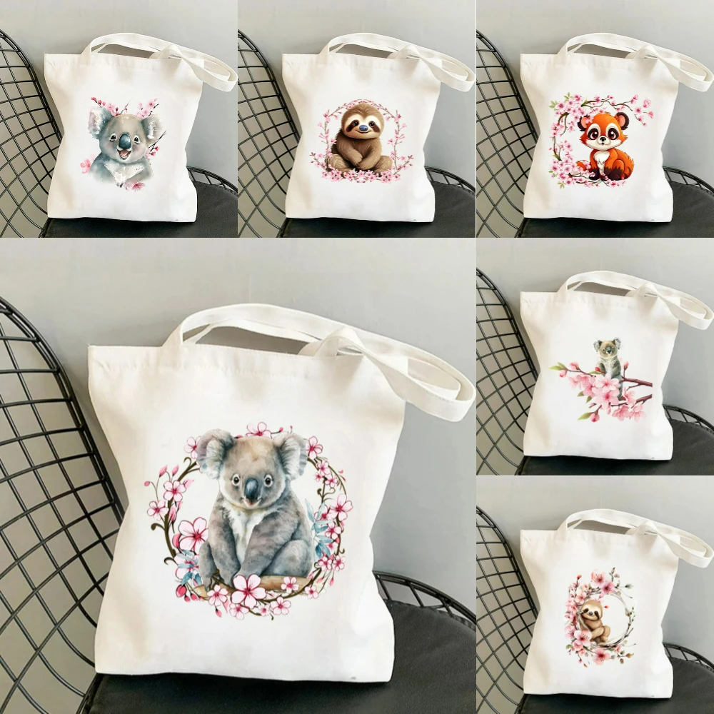 حقيبة قماشية مطبوعة بزهور الكر - مراجعة Tote Bag Canvas Print وسعره