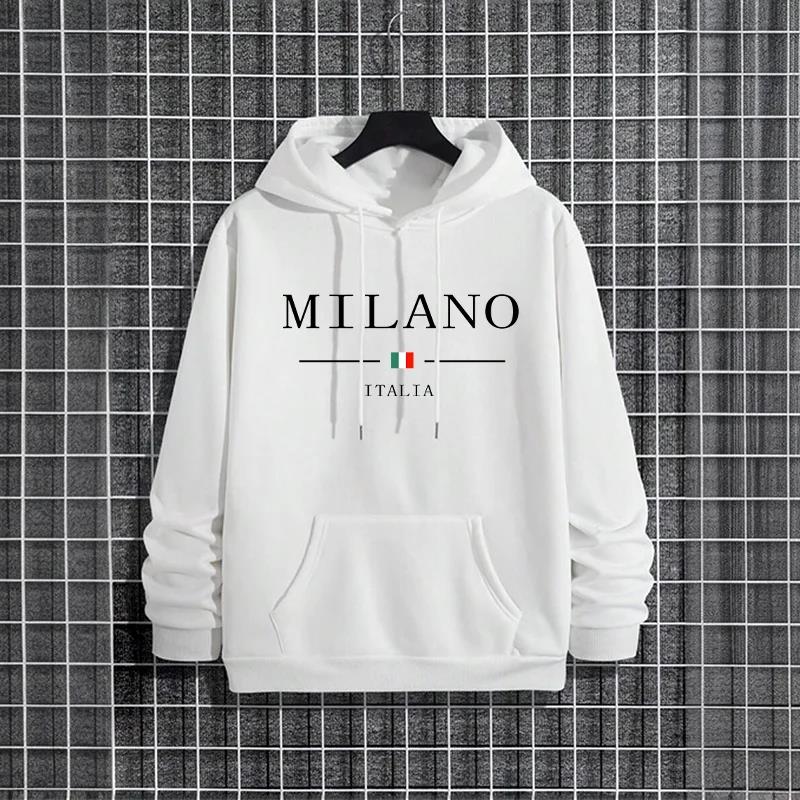 هوديز رجالي من ميلانو الإيطالي - مراجعة Street Fashion In Milan وسعره