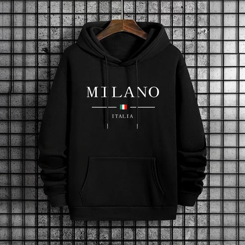 هوديز رجالي من ميلانو الإيطالي - مراجعة Street Fashion In Milan وسعره