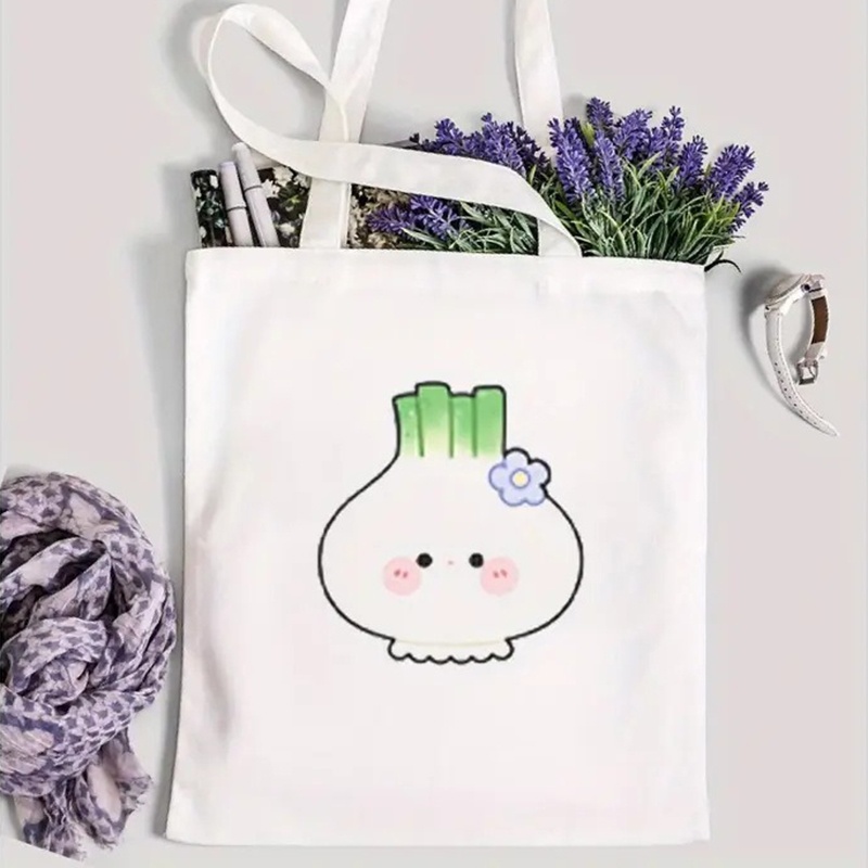 حقيبة قماشية مطبوعة برسومات ال - مراجعة Tote Bag Canvas Print وسعره