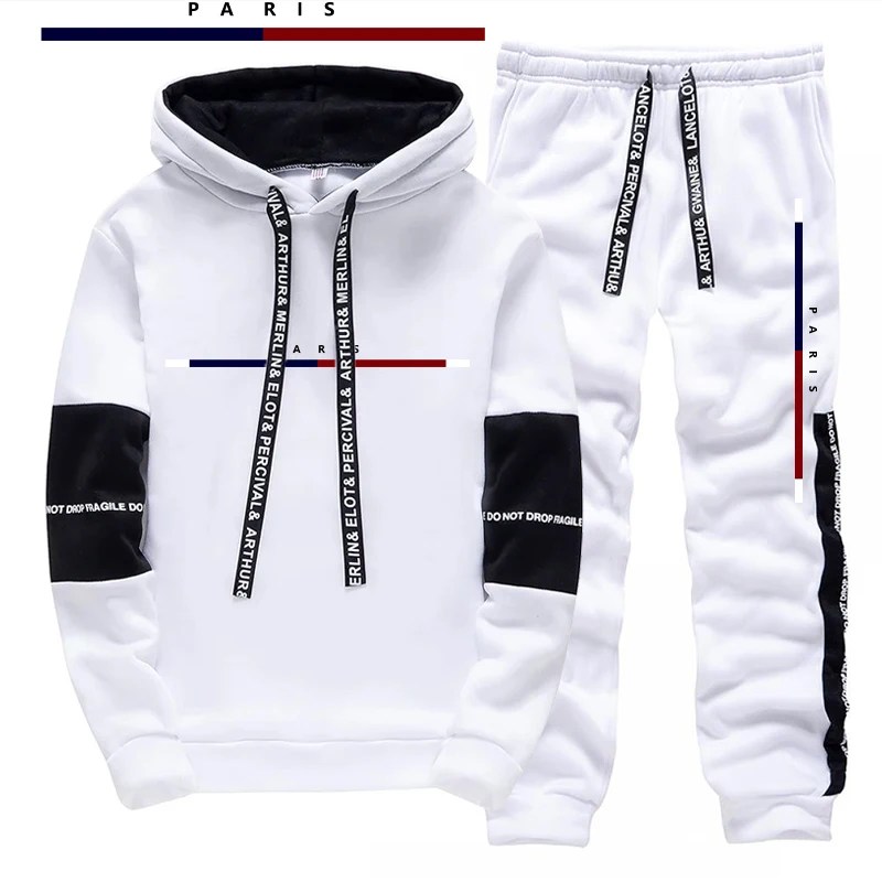 طقم رجالي مطبوع بتصميم باريسي/ - مراجعة Street Fashion Hoodie وسعره